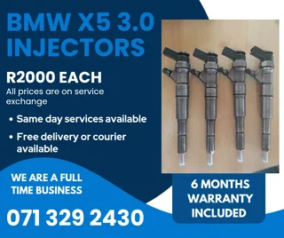 Bmw X5 3.0 Injectors For Sale With Warranty