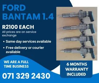 Ford Bantam 1.4 Diesel Injectors For Sale With Warranty