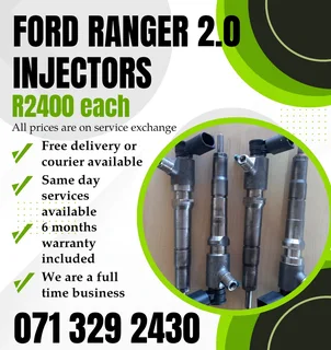 Ford Ranger 2.0 Injectors For Sale With Warranty
