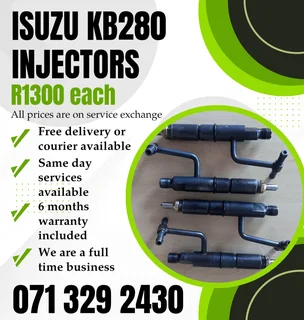 Isuzu Kb280 Injectors With Warranty Included