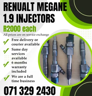 Renualt Megane 1.9 Injectors For Sale With Warranty