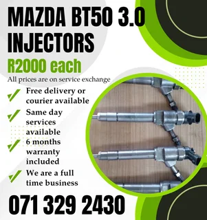 Mazda Bt50 3.0 Diesel Injectors For Sale With Warranty