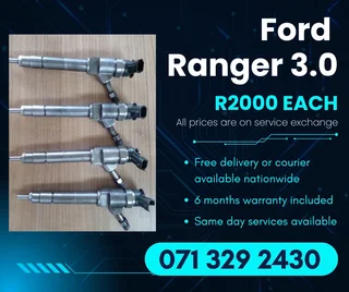Ford Ranger 3.0 Diesel Injectors For Sale With Warranty