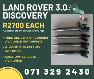 Land Rover Discovery 3.0 Injectors For Sale With Warranty