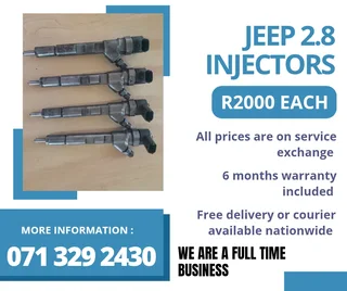 Jeep 2.8 Diesel Injectors For Sale With Warranty