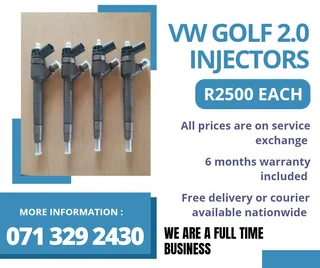 Vw Golf 2.0 Injectors For Sale With Warranty On