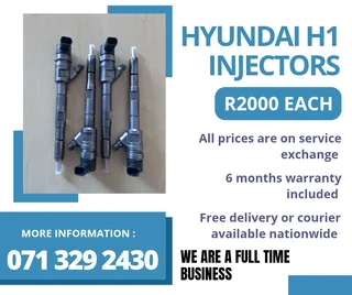 Hyundai H1 Injectors For Sale With Warranty On