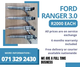 Ford Ranger 3.0 Diesel Injectors For Sale With Warranty On