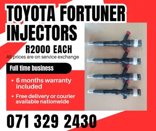 Toyota Fortuner Diesel Injectors For Sale With Warranty
