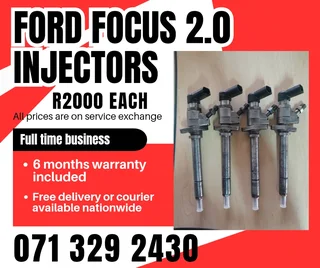 Ford Focus 2.0 Injectors For Sale With Warranty On