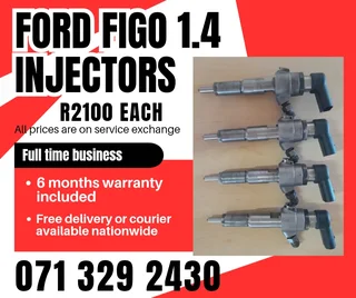 Ford Figo 1.4 Diesel Injectors For Sale With Warranty