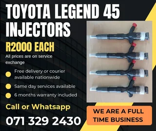 Toyota Legend 45 Diesel Injectors For Sale With Warranty