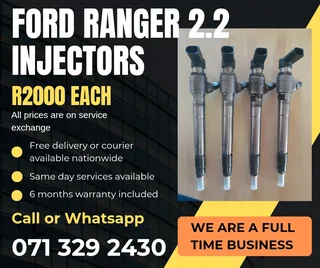 Ford Ranger 2.2 Diesel Injectors For Sale With Warranty