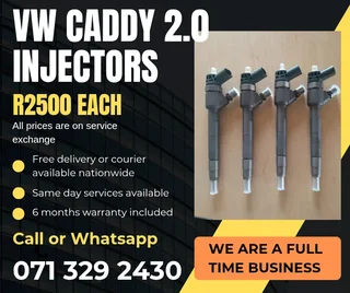 Vw Caddy 2.0 Injectors For Sale With Warranty