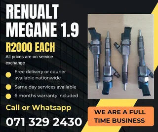 Renualt Megane 1.9 Injectors For Sale With Warranty