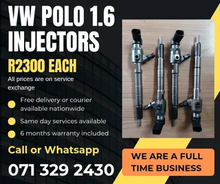 Vw Polo 1.6 Diesel Injectors For Sale With Warranty