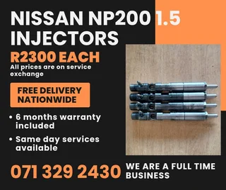 Nissan Np200 1.5 Diesel Injectors For Sale With Warranty