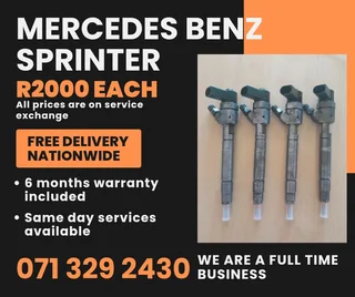Mercedes Benz Sprinter Injectors For Sale With Warranty