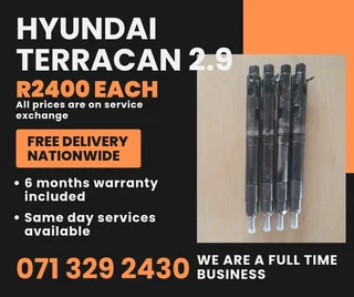 Hyundai Terracan 2.9 Injectors For Sale With Warranty