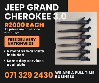 Jeep Grand Cherokee 3.0 Injectors For Sale With Warranty