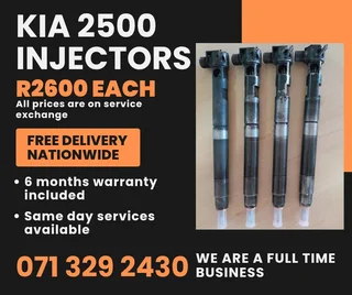 Kia 2500 Injectors For Sale With Warranty
