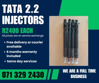 Tata 2.2 Injectors For Sale With Warranty On