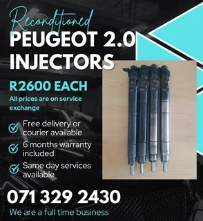 Peugeot 2.0 Diesel Injectors For Sale With Warranty