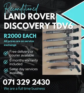 Land Rover Discovery Tdv6 Diesel Injectors For Sale With Warranty
