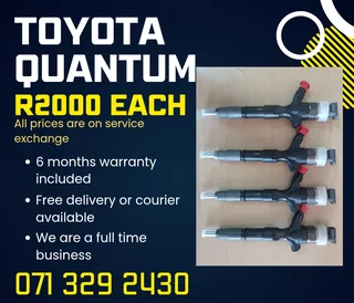 Toyota Quantum Diesel Injectors For Sale With Warranty