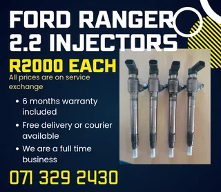 Ford Ranger 2,2 Injectors For Sale With Warranty