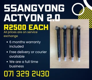 Ssangyong Actyon 2.0 Injectors For Sale With Warranty