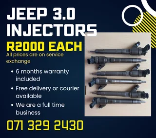 Jeep 3.0 Injectors For Sale With Warranty