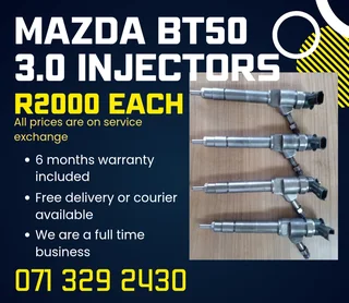 Mazda Bt50 3.0 Diesel Injectors For Sale With Warranty