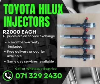 Toyota Hilux Diesel Injectors For Sale With Warranty