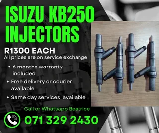 Isuzu Kb250 Injectors For Sale With Warranty