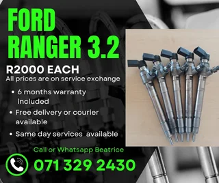 Ford Ranger 3.2 Injectors For Sale With Warranty