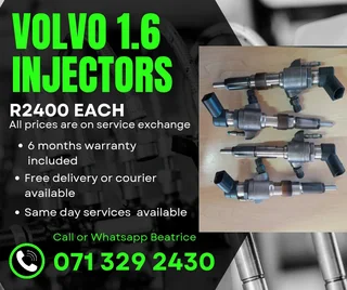 Volvo 1.6 Injectors For Sale With Warranty On