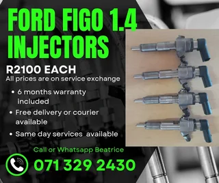 Ford Figo 1.4 Diesel Injectors For Sale With Warranty