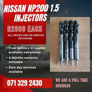 Nissan Np200 1.5 Diesel Injectors For Sale With Warranty