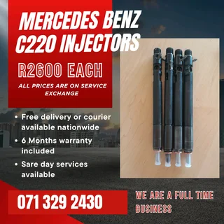 Mercedes Benz C220 Diesel Injectors For Sale With Warranty
