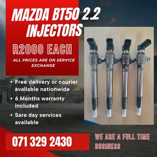 Mazda Bt50 2.2 Diesel Injectors For Sale With Warranty