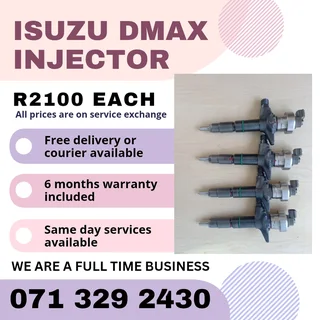 Isuzu Dmax Injectors For Sale With Warranty