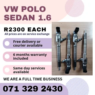 Vw Polo Sedan 1.6 Injectors For Sale With Warranty