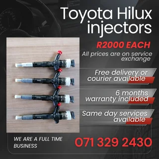 Toyota Hilux Diesel Injectors For Sale With Warranty