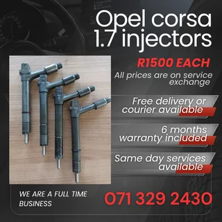 Opel Corsa 1.7 Injectors For Sale With Warranty