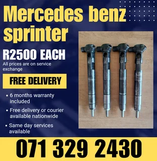 Mercedes Benz Sprinter 651 Injectors For Sale With Warranty