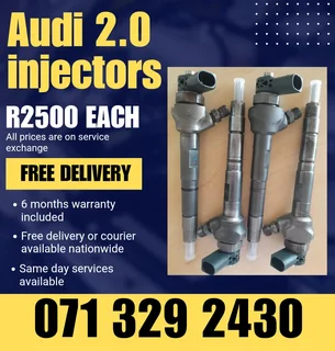 Audi 2.0 Injectors With Warranty Included In