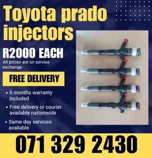 Toyota Prado Diesel Injectors For Sale With