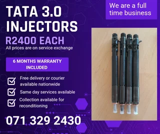 Tata 3.0 Diesel Injectors For Sale With Warranty