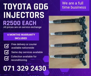 Toyota Gd6 Diesel Injectors For Sale With Warranty